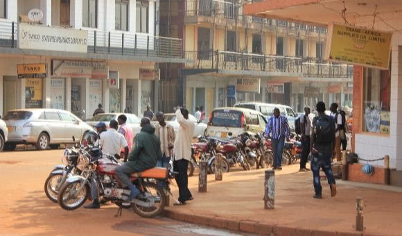 Boda Boda Stage in Kampala