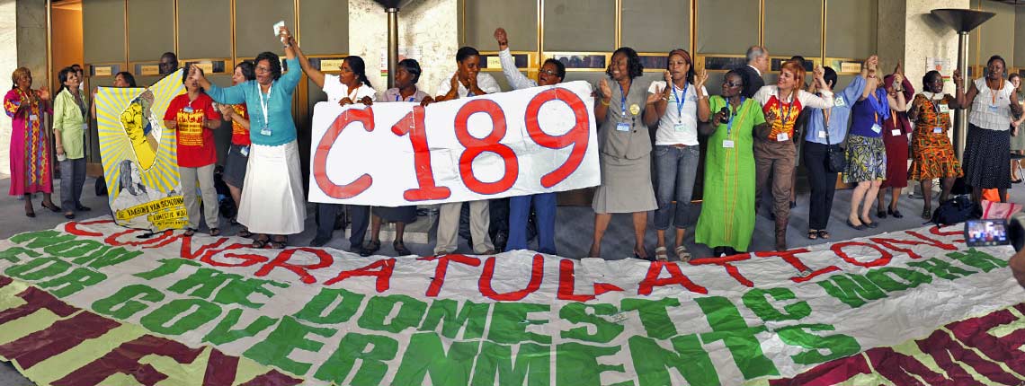 Celebrating Ratification by Countries of Domestic Workers' Convention (C189)