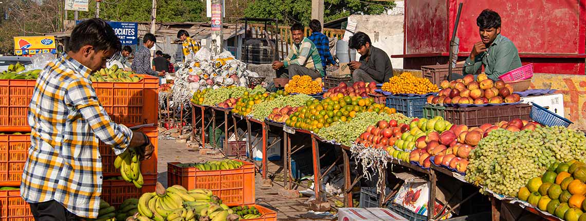 Street food vendors Delhi