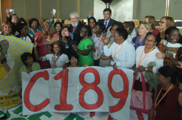 Domestic workers celebrate C189