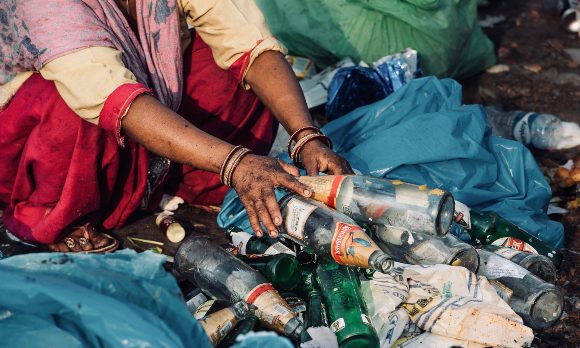 Waste picker in Delhi