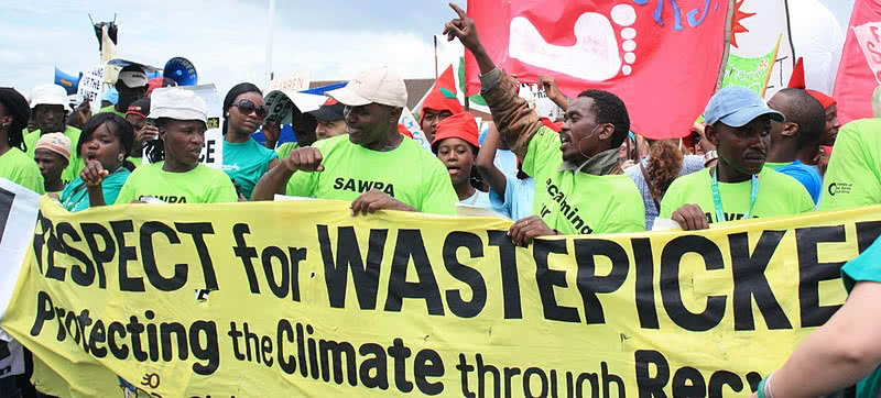 waste pickers protest