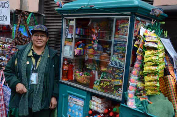 Street vendor in Lima