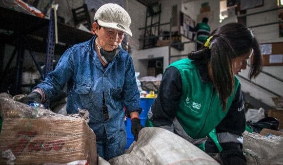 Waste pickers in Bogota, Colombia