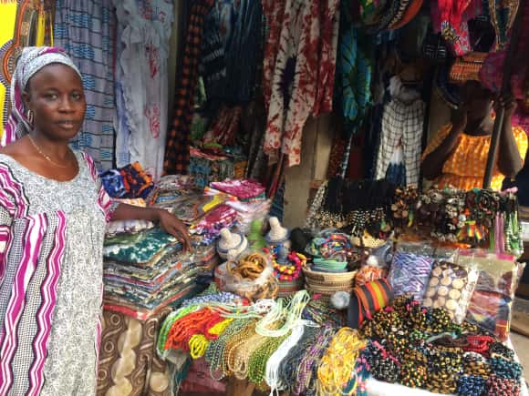 Street vendor in Dakar, Senegal