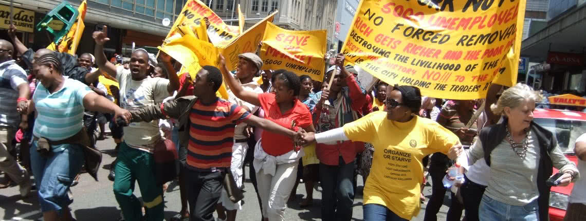 Street vendor protest