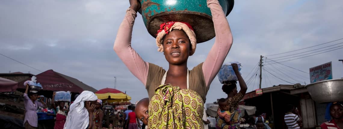 Street Vendor in Accra