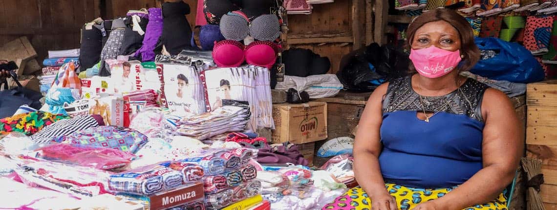 Street Vendor in Accra, Ghana