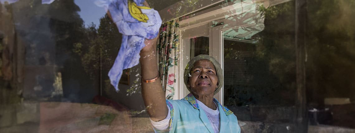 Domestic worker Anna Nkobele, based in Johannesburg