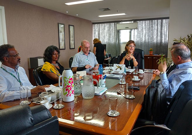 Meeting of the international monitoring committee with the government of Brasilia