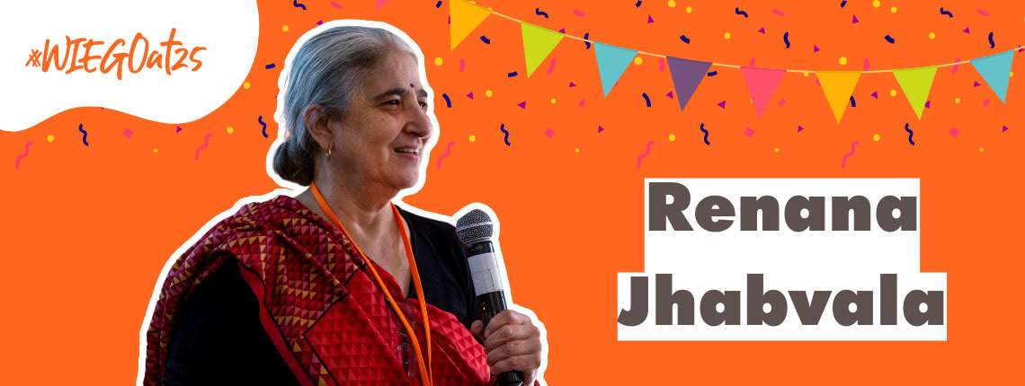 Renana Jhabvala, co-founder of SEWA and former chair of WIEGO