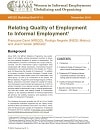 Quality of Employment to Informal Employment - WIEGO Statistical Brief No. 15