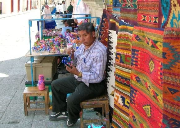 Street vendor in Mexico