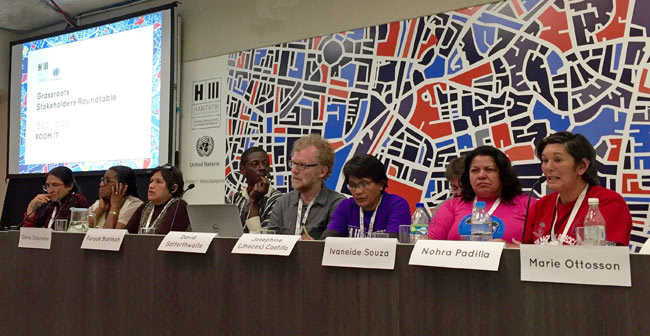 Habitat III - Grassroots Stakeholders Roundtable