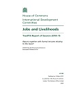 House of Commons Report - Jobs and Livelihoods