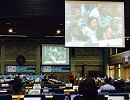 Juliana Brown Afari speaking at Prepcom for UN Habitat meeting April 2015