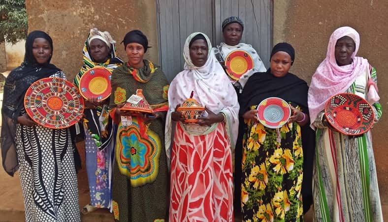 Nubian craftswomen