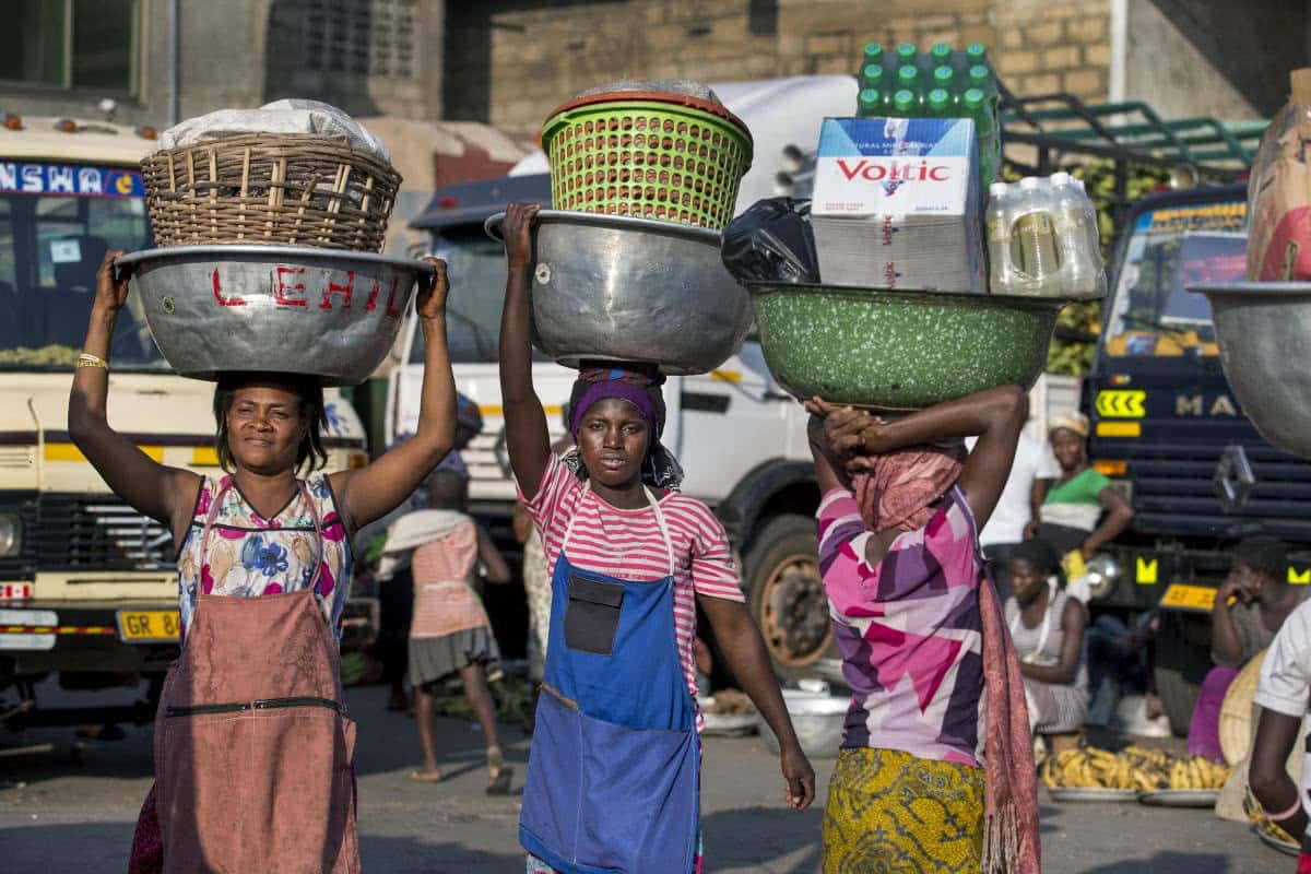 Market carrier in Accra