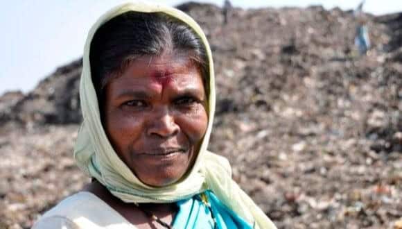 Waste picker in India