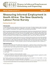 Measuring Informal Employment in South Africa
