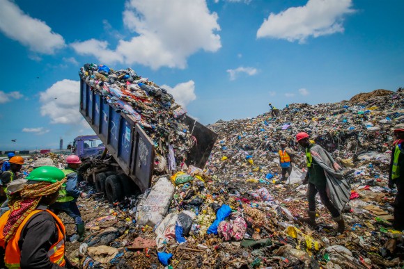 Waste Picker Ghana Kpone Landfill