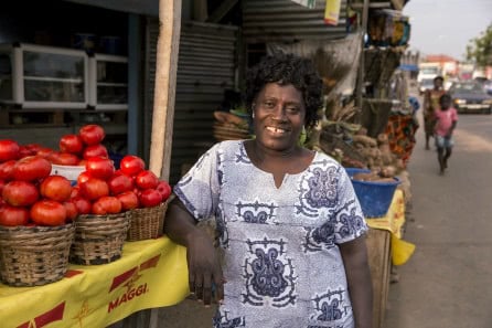 Accra Street Vendor