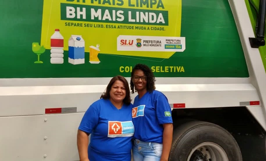Brazilian catadores with new truck Sep 2019