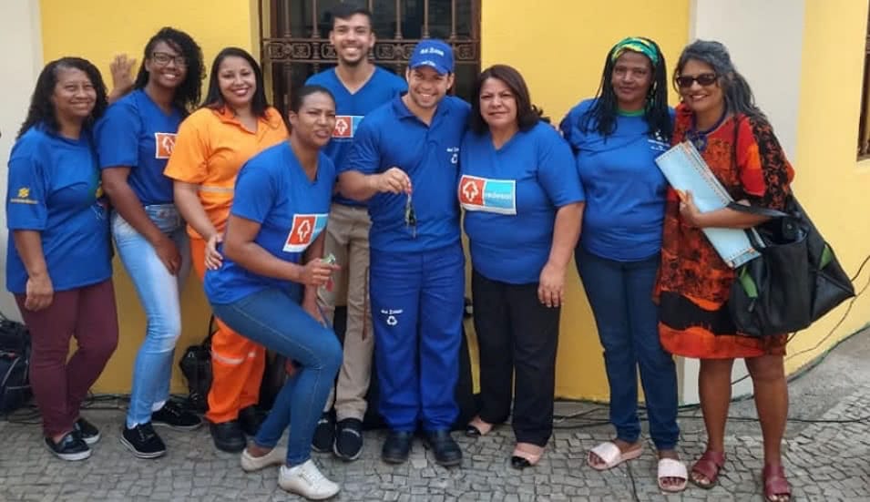 celebrating recyclers in Belo Horizonte Sep 2019