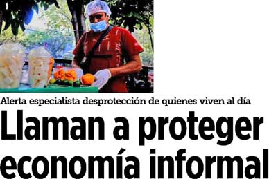 Articulo: Llaman a proteger economía informal