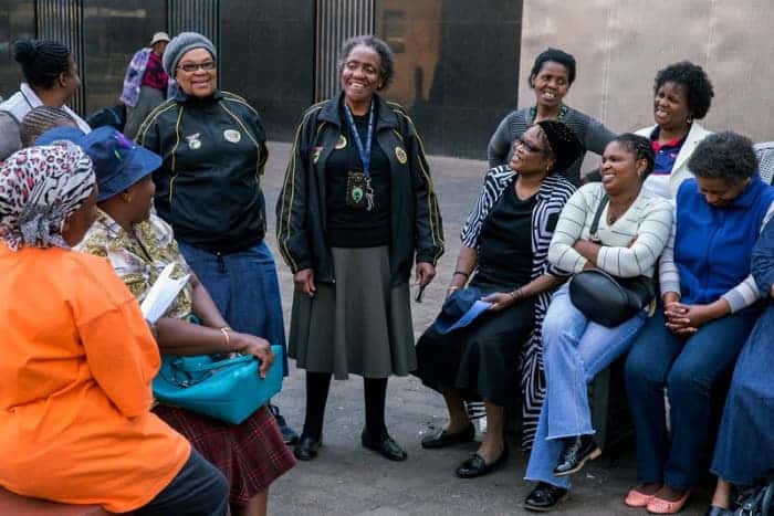 Domestic workers in Joburg union meeting