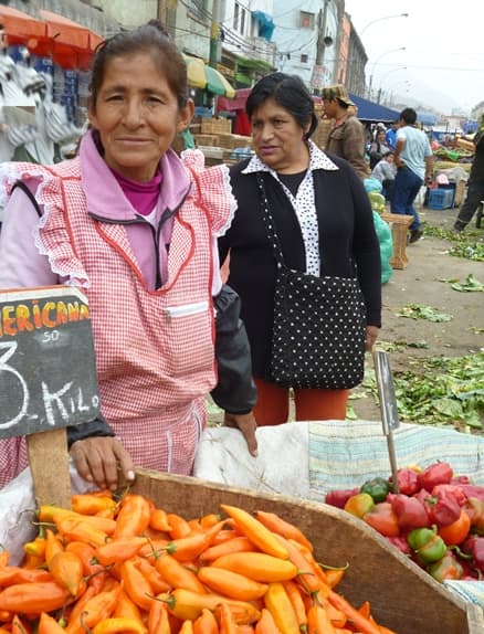 Lima Peru market