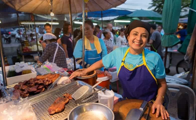 Food vendor in Thailand
