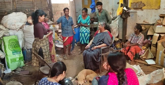 waste pickers in Mangalore meet