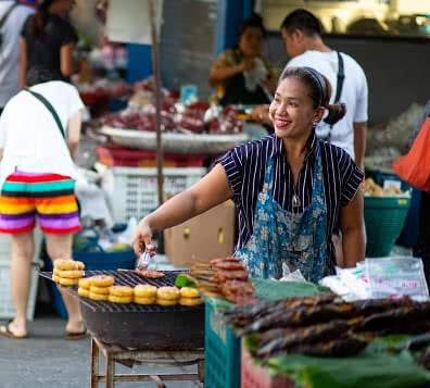 Bangkok street vendor