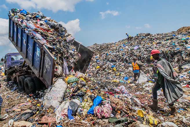 A dump site in Accra