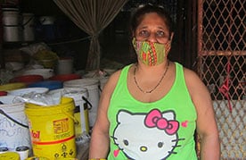 Romilla Chetty, the first woman in her family to run the vendor business in South