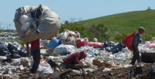 Recicladores en Uruguay