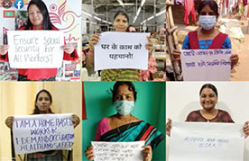 HomeNet South Asia Trust collected messages, inspiring stories and videos from home‐based workers for Home‐ based Workers’ Day
