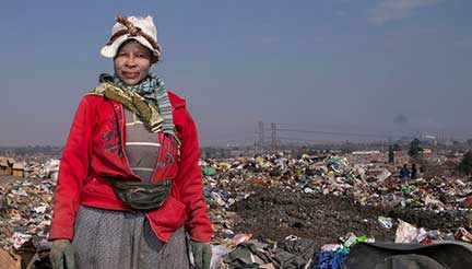 Johannesburg waste picker