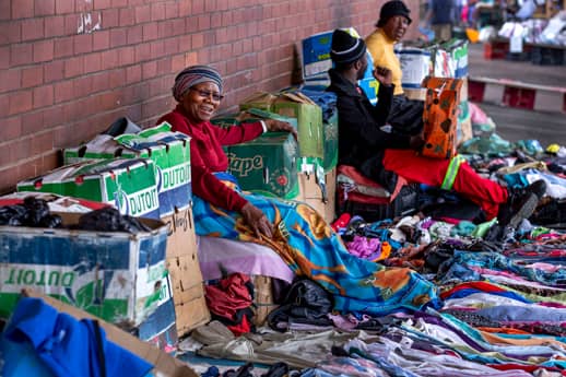 Street vendors in Durban Photo Credit: Jonathan Torgovnik