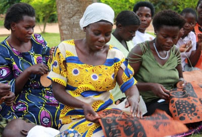 African garment workers