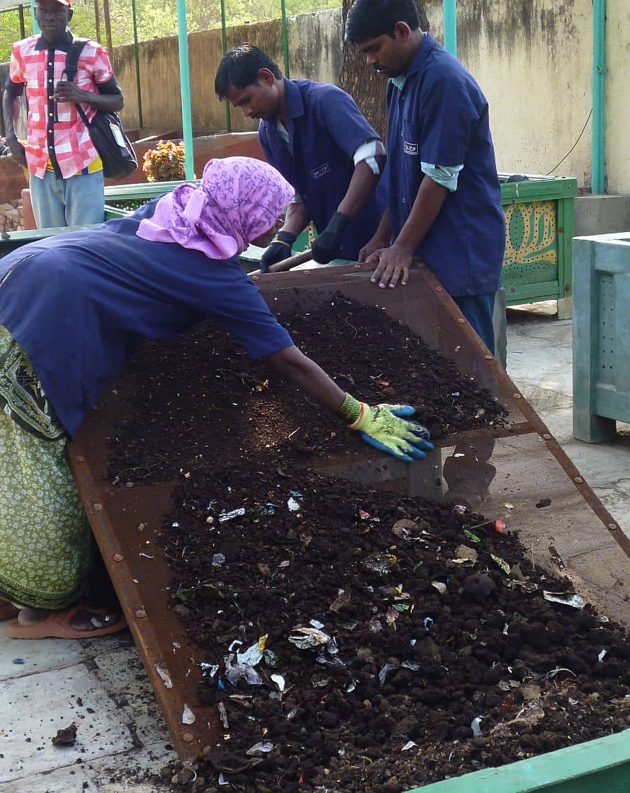 composting wet waste, Pune India