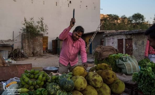 Delhi street vendor