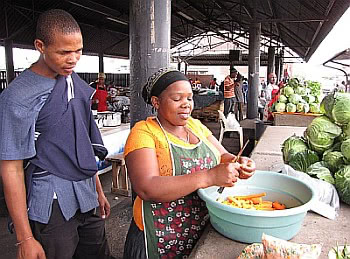 Durban street vendors Warwick Junction