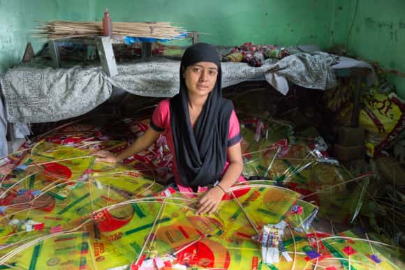 Home-based kite maker