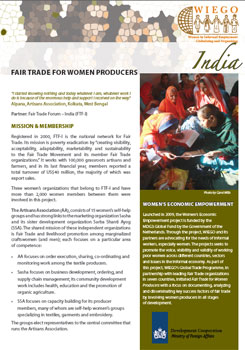 Fact Sheet on Fair Trade in India