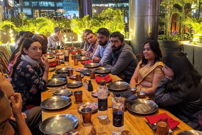 group dinner Delhi March 2020