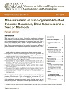 Measurement of Employment-Related Income