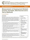 Measurement of Employment-Related Income