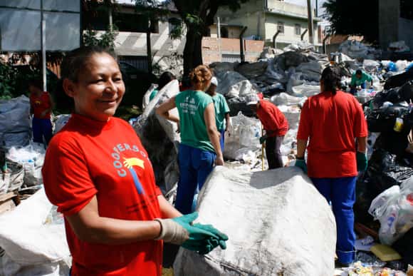 Waste pickers in Brazil